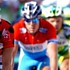 Kim Kirchen beendet die 6. Etappe der Tour de Suisse 2005 hinter Jan Ullrich